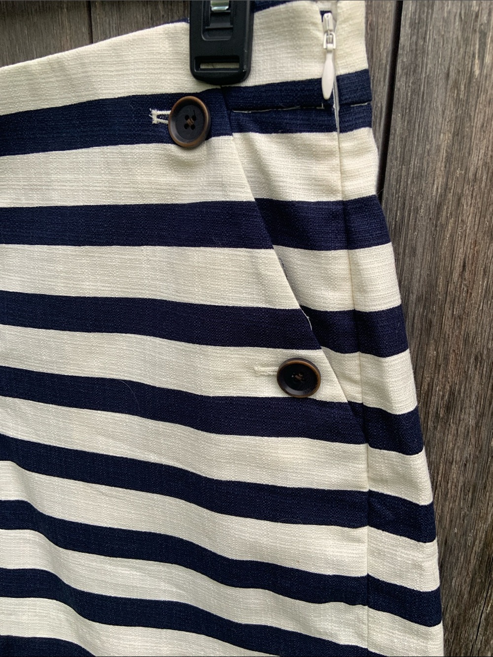 J. Crew Navy and Cream Striped Sailor Shorts 8 - Picture 3 of 8